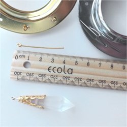 Ecola "Сделай сам Хрустальный светильник"    Крючок Золото 20г (не менее 90 шт) DMHGRVECB - фото 2433