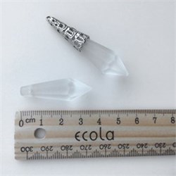 Ecola "Сделай сам Хрустальный светильник"  Подвеска Пика Матовый большой, упаковка 10шт DL35RVECB - фото 2457