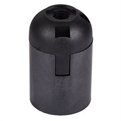 Ecola base Патрон  подвесной E27 Черный (1 из ч/б уп. по 10) AB7SSBEAY - фото 2509