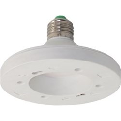 Ecola base Переходник с цоколя E27 на GX70 Белый A7G17WEAY - фото 2611