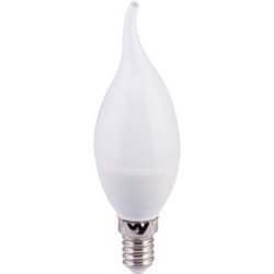 Ecola candle   LED  6,0W 220V E14 4000K свеча на ветру (композит) 129x37 C4YV60ELC - фото 2649