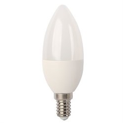 Ecola candle   LED  8,0W 220V E14 6000K свеча (композит) 100x37 C4LD80ELC - фото 2663