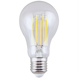 Ecola classic   LED Premium 13,0W  A60 220-240V E27 2700K 360° filament прозр. нитевидная (Ra 80, 100 Lm/W, КП=0) 110x60 N7LW13ELC - фото 2757