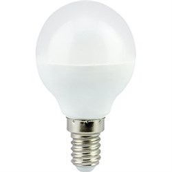Ecola globe   LED  7,0W G45  220V E14 4000K шар (композит) 82x45 K4GV70ELC - фото 2821