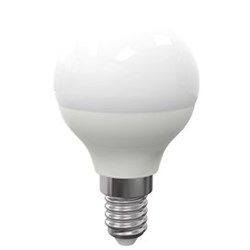 Ecola globe   LED  8,0W G45  220V E14 6000K шар (композит) 78x45 K4GD80ELC - фото 2828