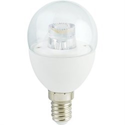 Ecola globe   LED Premium  7,0W G45 220V  E14 2700K прозрачный шар с линзой (композит) 80x45 K4FW70ELC - фото 2853