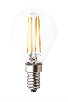 Ecola globe   LED Premium  7,0W G45 220V E14 4000K 360° filament прозр. нитевидный шар (Ra 80, 100 Lm/W, КП=0) 68х45 N4PV70ELC - фото 2858
