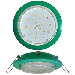 Ecola GX53 5355 Встраиваемый Легкий Зеленый (светильник) 25x106 FN5355ECD - фото 2970