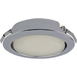 Ecola GX53 DL Светильник Встраиваемый (для твер. пов. и мебели) Хром  28х93 FC53DLECC - фото 2994