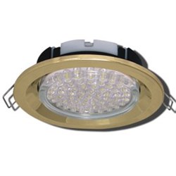 Ecola GX53 FT3225 светильник встраиваемый глубокий легкий золото 27x109 FG5305ECB - фото 3004