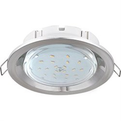 Ecola GX53 FT3225 светильник встраиваемый глубокий легкий серебро 27x109 FS5305ECB - фото 3005