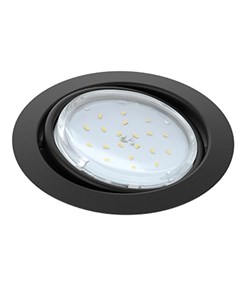 Ecola GX53 FT9073 светильник встраиваемый поворотный черный матовый 40x120 FM5390ECB - фото 3031