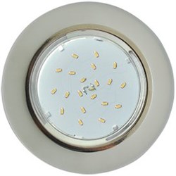 Ecola GX53 H4 5310 Glass Стекло Круг  хром - матовый 38x126 (к+) FL53RNECH - фото 3056