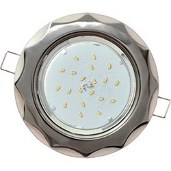 Ecola GX53 H4 9014 светильник встраив. без рефл. "Звезда" черный хром-жемчуг 38x116 (к+) FK81H4ECB - фото 3220