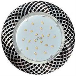 Ecola GX53 H4 DL5381  светильник встраив. без рефл. Сетка Черный/Алюм 20x110 (к+) FB5381ECB - фото 3266