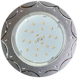 Ecola GX53 H4 DL5384  светильник встраив. без рефл. Звезда матовый Хром/Алюм 20x110 (к+) FC5384ECB - фото 3273