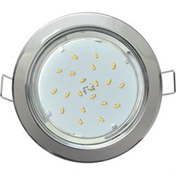 Ecola GX53 H4 Downlight without reflector_chrome (светильник) 38x106 (к+) FC53H4ECB - фото 3285
