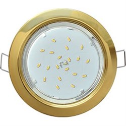 Ecola GX53 H4 Downlight without reflector_gold (светильник) 38x106 (к+) FG53H4ECB - фото 3288