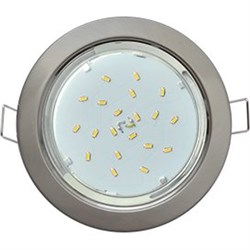 Ecola GX53 H4 Downlight without reflector_satin chrome (светильник) 38x106 (к+) FS53H4ECB - фото 3291