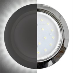 Ecola GX53 H4 LD5300 светильник встраив. без рефл. с подсветкой Черный хром 48x106 (к+) SB53LDEFB - фото 3311