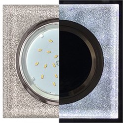 Ecola GX53 H4 LD5311 Glass Стекло Квадрат скошенный край с подсветкой  хром - серебряный блеск 38x120x120 (к+) SS53SNECH - фото 3322