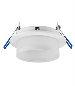 Ecola GX53 H4 SP5372 светильник встраив. Спот с полосой Белый матовый с матовым рассеивателем 110х65 (к+) SR532WECB - фото 3384