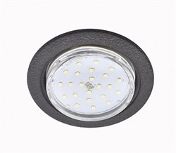 Ecola GX53 H4 светильник встраив. без рефл.  Черный велюр 38x106 (к+) SV53H4ECB - фото 3402
