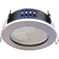 Ecola GX53 H9 защищенный IP65 светильник встраив. без рефл. белый 98х55 FW5365ECB - фото 3418