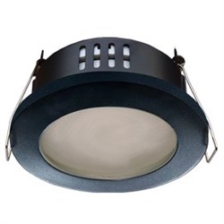 Ecola GX53 H9 защищенный IP65 светильник встраив. без рефл. черный матовый 98х55 FM5365ECB - фото 3424
