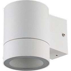 Ecola GX53 LED 8003A светильник накладной IP65 прозрачный Цилиндр металл. 1*GX53 Белый матовый 114x140x90 FW53C1ECH - фото 3432