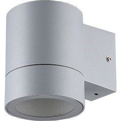 Ecola GX53 LED 8003A светильник накладной IP65 прозрачный Цилиндр металл. 1*GX53 Серый матовый 114x140x90 FG53C1ECH - фото 3434