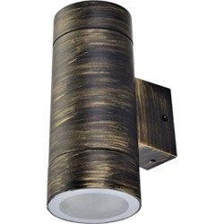 Ecola GX53 LED 8013A светильник накладной IP65 прозрачный Цилиндр металл. 2*GX53 Черненая бронза 205x140x90 FN53C2ECH - фото 3448
