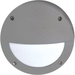 Ecola GX53 LED B4140S светильник накладной IP65 матовый Круг с ресничкой алюмин. 1*GX53 Серый 145x145x65 FS53ESECS - фото 3455