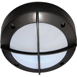 Ecola GX53 LED B4143S светильник накладной IP65 матовый Круг с решеткой алюмин. 1*GX53 Черный 145x145x65 FB53CSECS - фото 3458