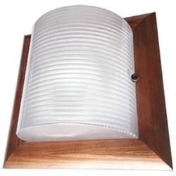 Ecola GX53 LED НББ-04-60-022 светильник Квадрат накладной IP65 дерево Орех 2*GX53  245х245х110 TP53S2ECA - фото 3466