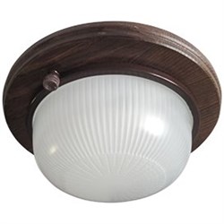 Ecola GX53 LED НБО-03-60-021 светильник Круг накладной IP65 дерево Орех 1*GX53 матовый 220х84 TP53R2ECA - фото 3469