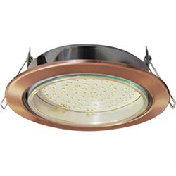 Ecola GX70-H5 светильник встраив. без рефл. Черненая медь 53x151 (кd135) FP70H5ECB - фото 3520