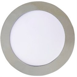 Ecola LED downlight встраив.1021 Круглый даунлайт с драйвером  9W Хром 220V 4200K 145x20 DCRV90ELC - фото 3571
