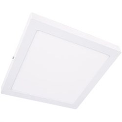 Ecola LED downlight накладной 4010 Квадратный даунлайт с драйвером 24W 220V 6500K 300x300x24 DSSD24ELC - фото 3688