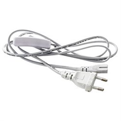 Ecola LED linear  сетевой шнур для светильника T5 с вилкой и общим выключателем, 1м LT5RSSELT - фото 3696