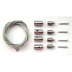 Ecola LED panel inst. kit комплект для установки панели (подвес. уст-ка, тросы 1м) PKT100ELT - фото 3736