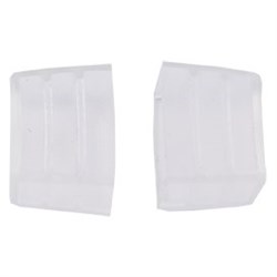 Ecola LED strip 220V connector end cap заглушка для IP68 12x7 ленты уп. 10шт SCCA12ESB - фото 3766