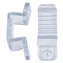Ecola LED strip 220V connector holder скоба крепежная для IP68 12x7 ленты уп. 10шт SCHL12ESB - фото 3769