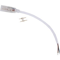 Ecola LED strip 220V connector кабель питания 150мм с муфтой и разъемом IP68 для ленты 12x7 SCJN12ESB - фото 3778