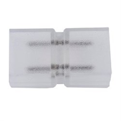 Ecola LED strip 220V connector соединитель лента-лента 2-х конт для ленты IP68 12x7 уп. 1 шт. S1MN12ESB - фото 3788
