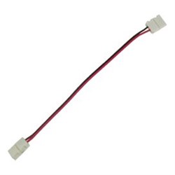 Ecola LED strip connector соед. кабель с двумя 2-х конт. зажимными разъемами  8mm 15 см. уп. 3 шт. SC28C2ESB - фото 3954