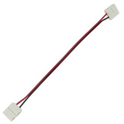 Ecola LED strip connector соед. кабель с двумя 2-х конт. зажимными разъемами 10mm 15 см. уп. 3 шт. SC21C2ESB - фото 3956