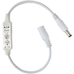 Ecola LED strip Dimmer 6A 72W 12V (144W 24V) на проводе с кнопками для управления  с автоматическими режимами CDM06BESB - фото 3966