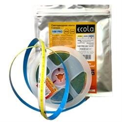 Ecola LED strip PRO 14W/m 24V IP20 COB 330Led/m 6000K 1400Lm/m светодиодная лента на катушке  5м. P2CD14ESB - фото 4107