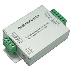 Ecola LED strip RGB Amplifier 18А 216W 12V (432W 24V) усилитель для RGB ленты AMP216ESB - фото 4125